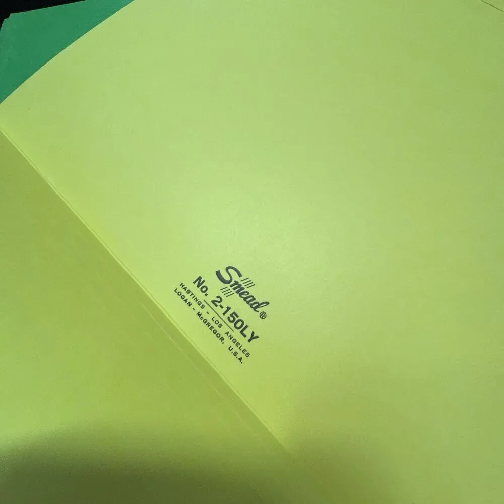Mixed Lot of Folders 47 Smead Letter Size Straight Cut & Duo-Tang File Folders